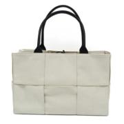 Pre-owned Canvas totes Bottega Veneta Vintage , Beige , Dames