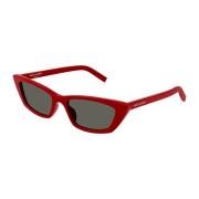 Rode zonnebril voor vrouwen Saint Laurent , Red , Dames