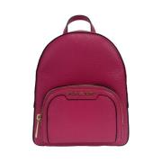 Roze Leren Rits Rugzak Tas Michael Kors , Pink , Dames