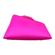 Fuxia Satin Clutch Tas The Attico , Pink , Dames