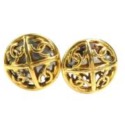 Pre-owned Metal chanel-jewelry Chanel Vintage , Yellow , Dames