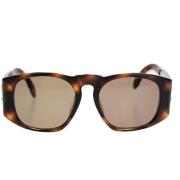 Pre-owned Plastic sunglasses Chanel Vintage , Brown , Dames