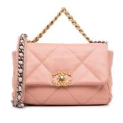 Pre-owned Leather shoulder-bags Chanel Vintage , Pink , Dames