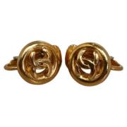 Pre-owned Metal chanel-jewelry Chanel Vintage , Yellow , Dames