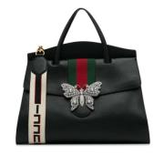 Pre-owned Leather gucci-bags Gucci Vintage , Black , Dames