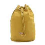 Pre-owned Fabric prada-bags Prada Vintage , Yellow , Dames