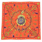 Pre-owned Silk scarves Hermès Vintage , Multicolor , Dames