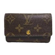 Pre-owned Canvas key-holders Louis Vuitton Vintage , Brown , Dames