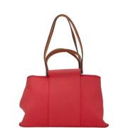 Pre-owned Fabric shoulder-bags Hermès Vintage , Red , Dames