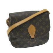 Pre-owned Canvas louis-vuitton-bags Louis Vuitton Vintage , Brown , Da...