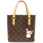 Pre-owned Canvas louis-vuitton-bags Louis Vuitton Vintage , Brown , Da...