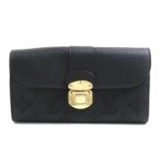 Pre-owned Canvas wallets Louis Vuitton Vintage , Black , Dames