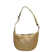 Pre-owned Canvas shoulder-bags Gucci Vintage , Yellow , Dames