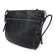 Pre-owned Leather shoulder-bags Gucci Vintage , Black , Dames