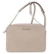 Pre-owned Leather shoulder-bags Michael Kors Pre-owned , Beige , Dames