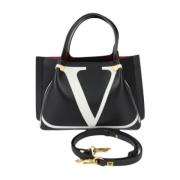 Pre-owned Leather handbags Valentino Vintage , Black , Dames