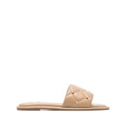 Teenslippers Sliders Michael Kors , Beige , Dames