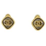 Pre-owned Metal chanel-jewelry Chanel Vintage , Yellow , Dames