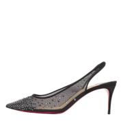 Pre-owned Mesh heels Christian Louboutin Pre-owned , Black , Dames