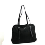 Pre-owned Leather prada-bags Prada Vintage , Black , Dames