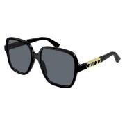 Zonnebril Gucci , Black , Dames