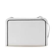 Pre-owned Leather crossbody-bags Salvatore Ferragamo Pre-owned , White...