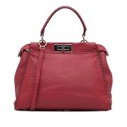 Pre-owned Leather fendi-bags Fendi Vintage , Red , Dames