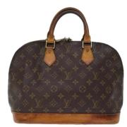 Pre-owned Canvas louis-vuitton-bags Louis Vuitton Vintage , Brown , Da...