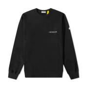 Genius x Hyke Logo Sweatshirt Moncler , Black , Dames