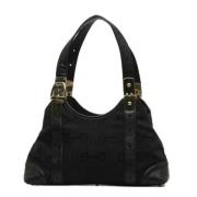 Pre-owned Canvas shoulder-bags Gucci Vintage , Black , Dames