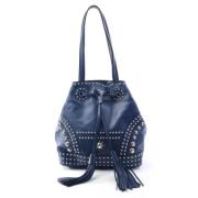 Pre-owned Leather prada-bags Prada Vintage , Blue , Dames