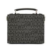 Stijlvolle Tote Tas met Uniek Ontwerp Dolce & Gabbana , Black , Heren