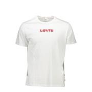 Katoenen Crew Neck T-Shirt Levi's , White , Heren