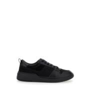 Zwarte Lage Top Veterschoenen Salvatore Ferragamo , Black , Heren