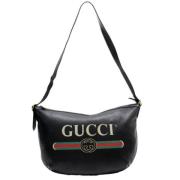 Pre-owned Leather shoulder-bags Gucci Vintage , Black , Heren