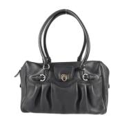 Pre-owned Fabric handbags Salvatore Ferragamo Pre-owned , Black , Dame...