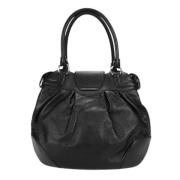 Pre-owned Fabric handbags Salvatore Ferragamo Pre-owned , Black , Dame...