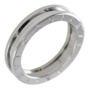 Pre-owned White Gold rings Bvlgari Vintage , Gray , Heren