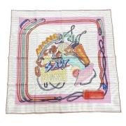 Pre-owned Silk scarves Hermès Vintage , Multicolor , Dames