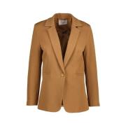 Cognac Chic Blazer Amélie & Amélie , Brown , Dames