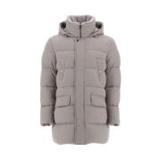 Heren Parka Jas met Verenvulling Herno , Gray , Heren