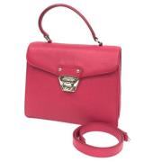 Pre-owned Fabric handbags Salvatore Ferragamo Pre-owned , Pink , Dames