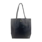 Thea Tote Leren Schoudertas Zwart Coach , Black , Dames