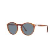 Bruine zonnebril voor vrouwen en mannen Persol , Multicolor , Unisex