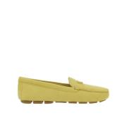 Gele Loafer Schoenen Ss22 Prada , Yellow , Dames