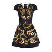 Jurk met patroon Versace Jeans Couture , Black , Dames