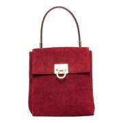 Pre-owned Fabric handbags Salvatore Ferragamo Pre-owned , Red , Dames
