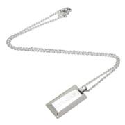 Pre-owned White Gold necklaces Bvlgari Vintage , Gray , Dames