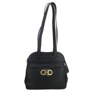 Pre-owned Fabric shoulder-bags Salvatore Ferragamo Pre-owned , Black ,...