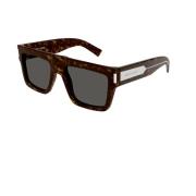 628 Zonnebril in Kleur 003 Saint Laurent , Brown , Heren